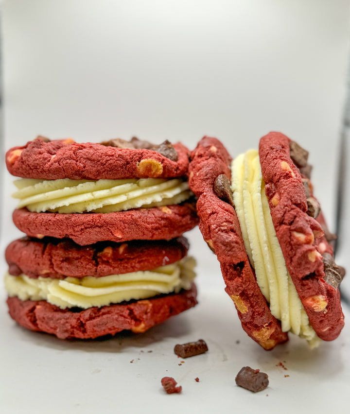 Red Velvet Cheesecake Sandwich