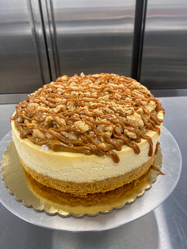 9 Inch Salted Caramel Apple, Seasonal (Shipping)